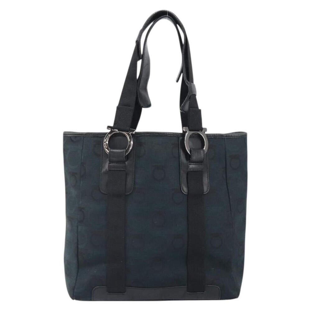 Salvatore Ferragamo Gancini Tote Canvas